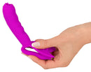 VIBRADOR DE TRIPLA ESTIMULAÇÃO LAMBE EFEITO AQUECIMENTO