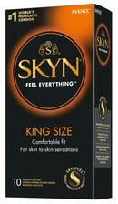 PRESERVATIVOS MANIX SKYN KING SIZE 10 UNID