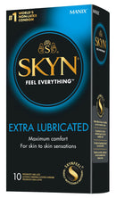 PRESERVATIVOS MANIX SKYN EXTRA LUBRIFICADO 10 UNID
