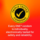 PRESERVATIVOS ONE TRANSPARENTES COM PINOS 12 UNIDADES
