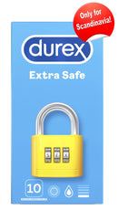 PRESERVATIVOS DUREX EXTRA SAFE 10 UNID