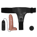 STRAP-ON COM VIBRAÇÃO COM PÉNIS REALISTICO