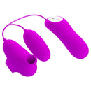 VIBRADOR PRETTY LOVE COM SUCÇÃO E BALA VIBRATÓRIA