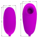 VIBRADOR PRETTY LOVE COM SUCÇÃO E BALA VIBRATÓRIA
