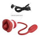 ALIYAH ESTIMULADOR CLITORIS DE LÍNGUA E MINI BOLA COM VIBRAÇÃO USB
