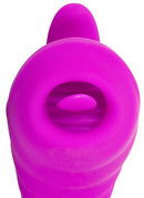 VIBRADOR DE TRIPLA ESTIMULAÇÃO LAMBE EFEITO AQUECIMENTO