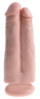 DILDO REALÍSTICO KING COCK 7” TWO COCKS ONE HOLE