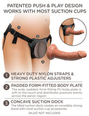 ARNÊS ACOLCHOADO BODY DOCK KING COCK ELITE