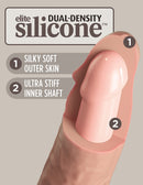 STRAP-ON 6" BODY DOCK KING COCK ELITE