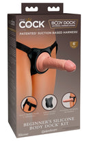 STRAP-ON 6" BODY DOCK KING COCK ELITE