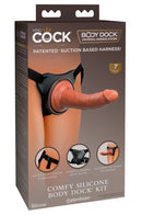 STRAP-ON 7" ACOLCHOADO BODY DOCK KING COCK ELITE