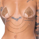 TAPA MAMILOS COM BRILHANTES SEXY