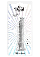 DILDO REALÍSTICO TRANSPARENTE 19CM