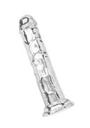 DILDO REALÍSTICO TRANSPARENTE 19CM