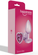 PLUG ANAL EM ROSA METALIZADO EM METÁLICO