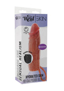 MANGA PENIANA COM VIBRAÇÃO EM SILICONE 16 CM