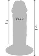 DILDO DELUXE DUAL DENSITY 13 CM