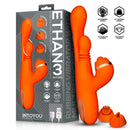 VIBRADOR ETHAN DE MASSAGEM 360º PARA PONTO G COM CABEÇAS