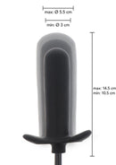 PLUG ANAL INSUFLÁVEL PRETO