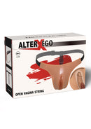 STRING COM VAGINA REALISTA EM SILICONE
