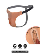 STRING COM VAGINA REALISTA EM SILICONE
