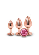 KIT DE 3 PLUGS COM PEDRA REDONDA
