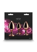 KIT DE 3 PLUGS COM PEDRA REDONDA