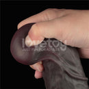 LOVETOY DILDO DE DUPLA CAMADA ARTICULÁVEL XXL 14.5CM