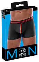 BOXER PRETO COM FECHO VERMELHO