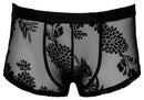 BOXER FLORAL PRETO