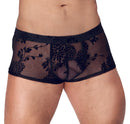 BOXER FLORAL PRETO
