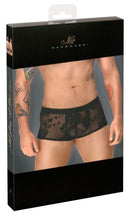 BOXER FLORAL PRETO