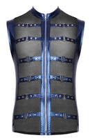 CAMISOLA SEM MANGAS NEK EM AZUL