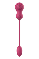 ESTIMULADOR DUPLO FLEXÍVEL E OVO COM VIBRAÇÃO ROSA