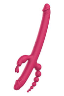 VIBRADOR QUÁDRUPLO ROSA