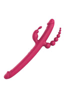 VIBRADOR QUÁDRUPLO ROSA