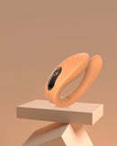 VIBRADOR PARA CASAL GLAM COUPLES LARANJA USB