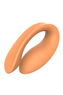 VIBRADOR PARA CASAL GLAM COUPLES LARANJA USB