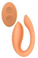 VIBRADOR PARA CASAL GLAM COUPLES LARANJA USB