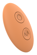 VIBRADOR PARA CASAL GLAM COUPLES LARANJA USB