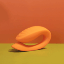 VIBRADOR PARA CASAL GLAM COUPLES LARANJA USB