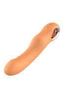 VIBRADOR FLEXÍVEL GLAM LARANJA