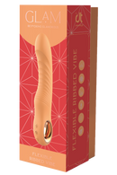 VIBRADOR FLEXÍVEL GLAM LARANJA