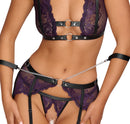 CONJUNTO LILÁS DE RENDA