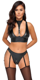 CONJUNTO PRETO BONDAGE