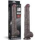 LOVETOY DILDO DE DUPLA CAMADA ARTICULÁVEL XXL 14.5CM
