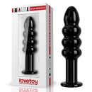 DILDO ROMANCE CZARNY EM VIDRO 5.5"