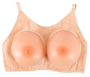 SUTIÃ COM PEITOS FALSOS EM SILICONE