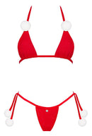 CONJUNTO KISSMAS OBSESSIVE VERMELHO TAM. S/L