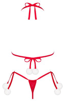 CONJUNTO KISSMAS OBSESSIVE VERMELHO TAM. S/L